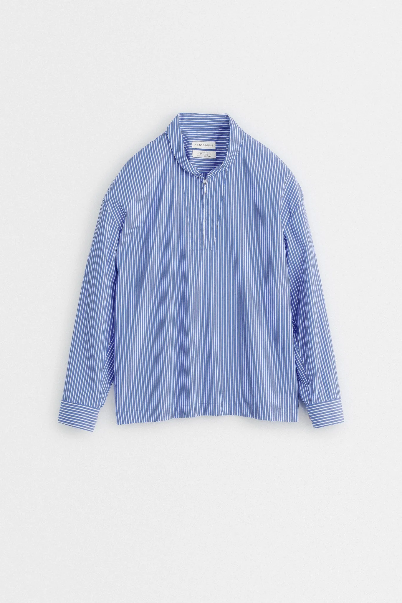 A Kind of Guise Chao Fisherman's Shirt Crisp Pacific Stripe