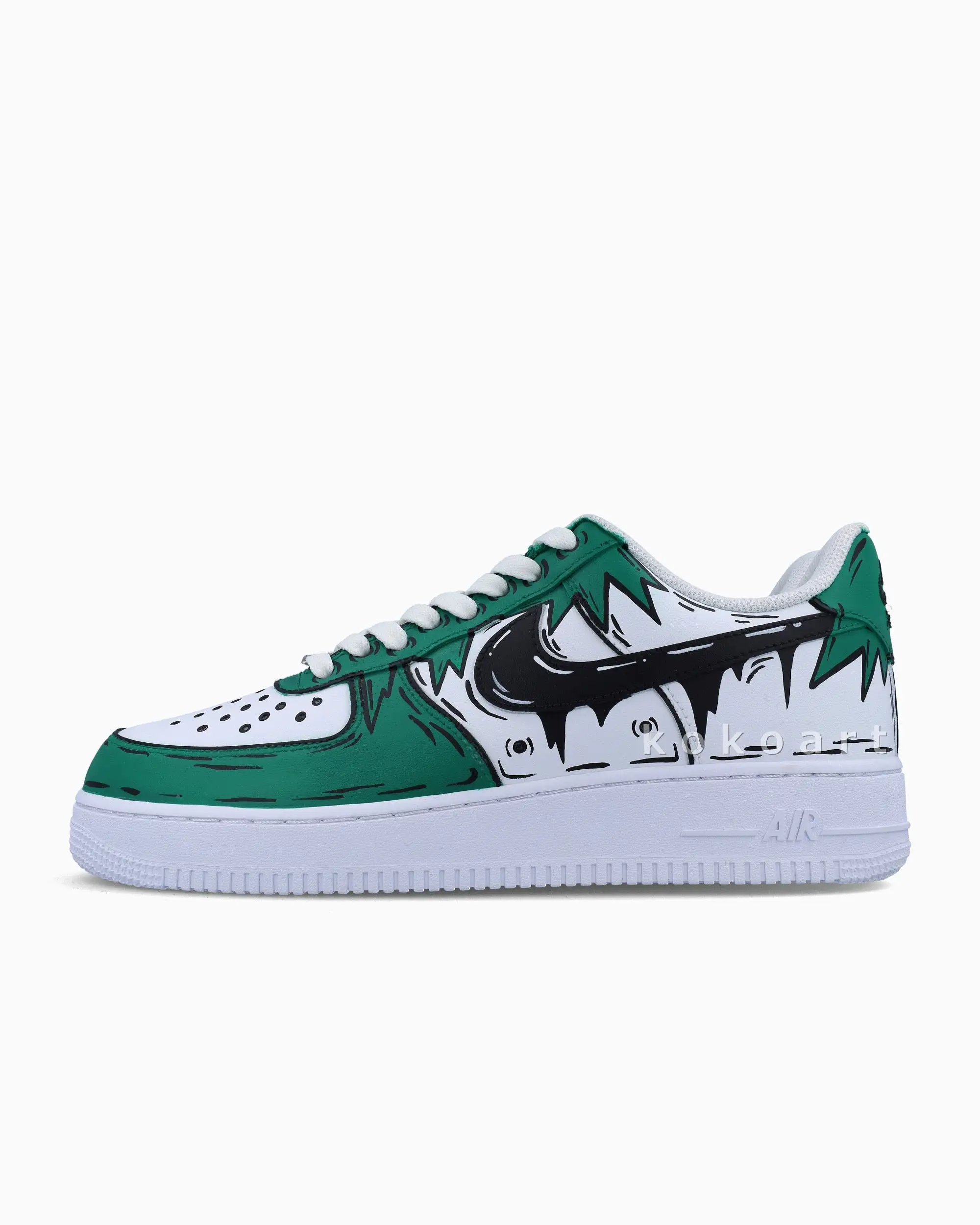 AF1 Spikey Forest Green