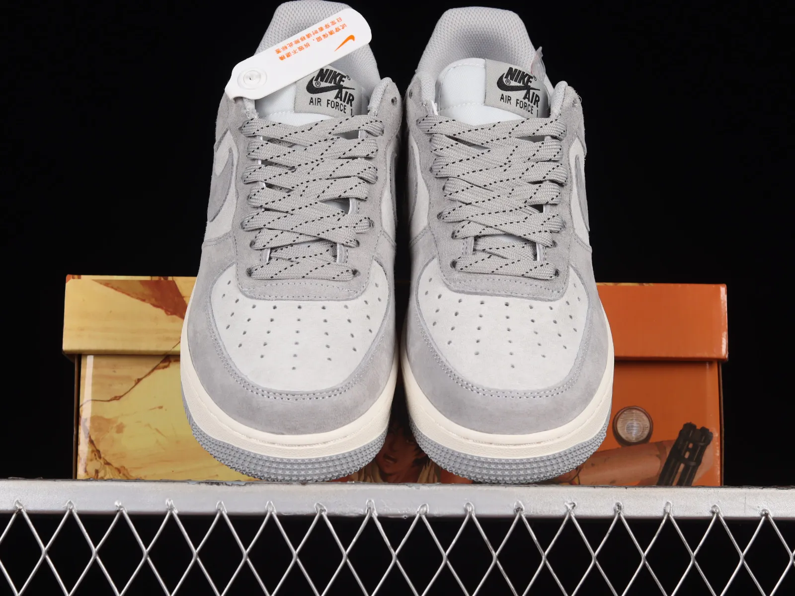 Akira x Nike Air Force 1 07 Low Suede Grey White DG3699-823