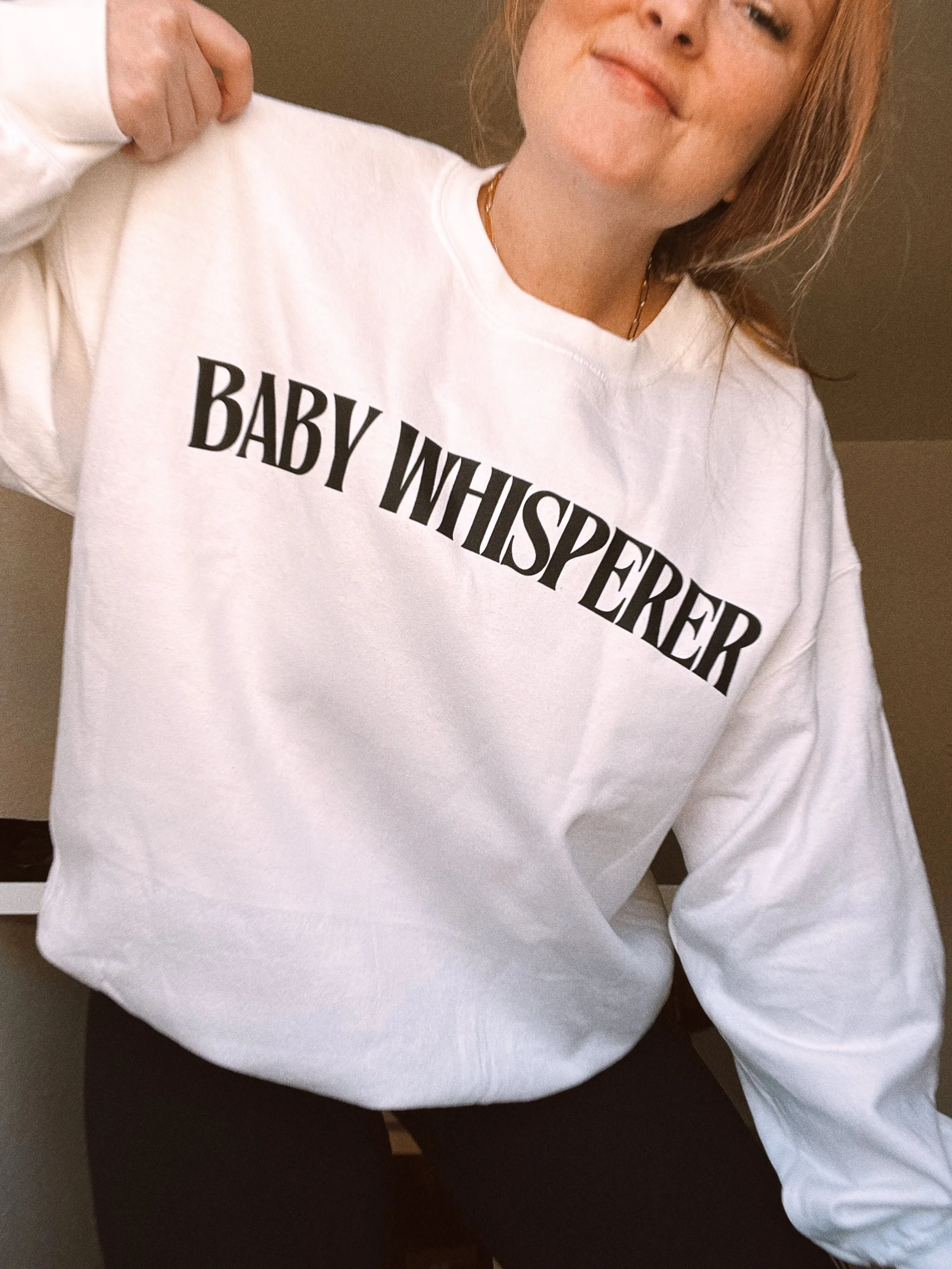 Baby Whisperer crew sweatshirt