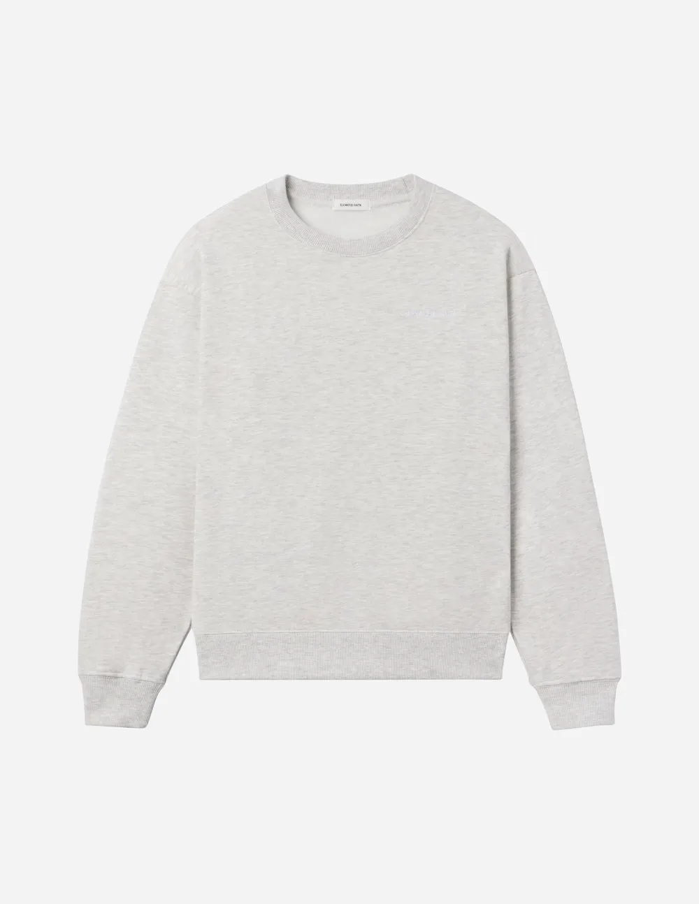 Basics Cloud Grey Unisex Crewneck