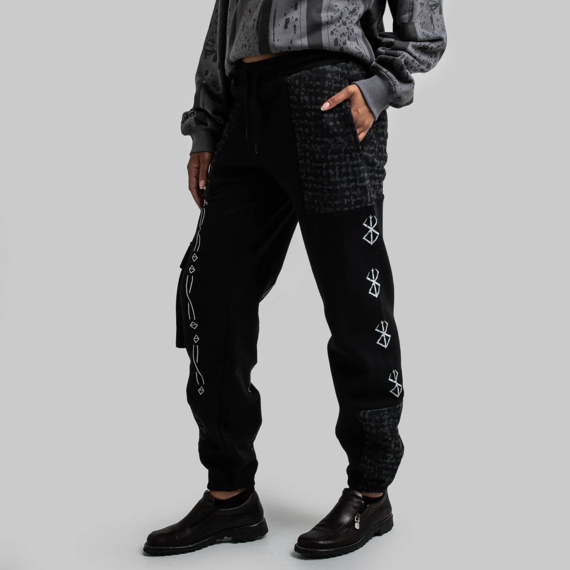 Brand Of Sacrifice Black Cargo Sweatpants