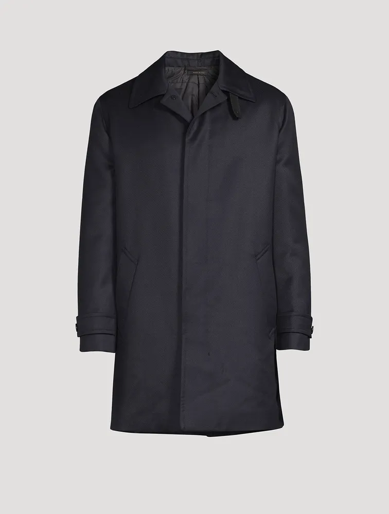 BRIONI Wool Formal Overcoat