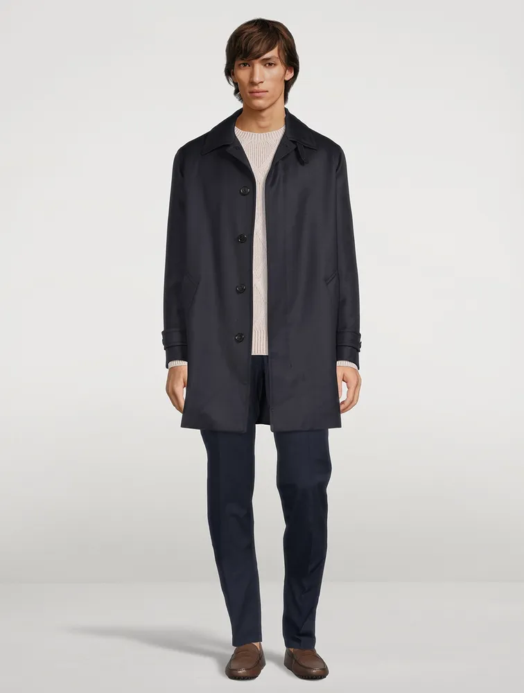 BRIONI Wool Formal Overcoat