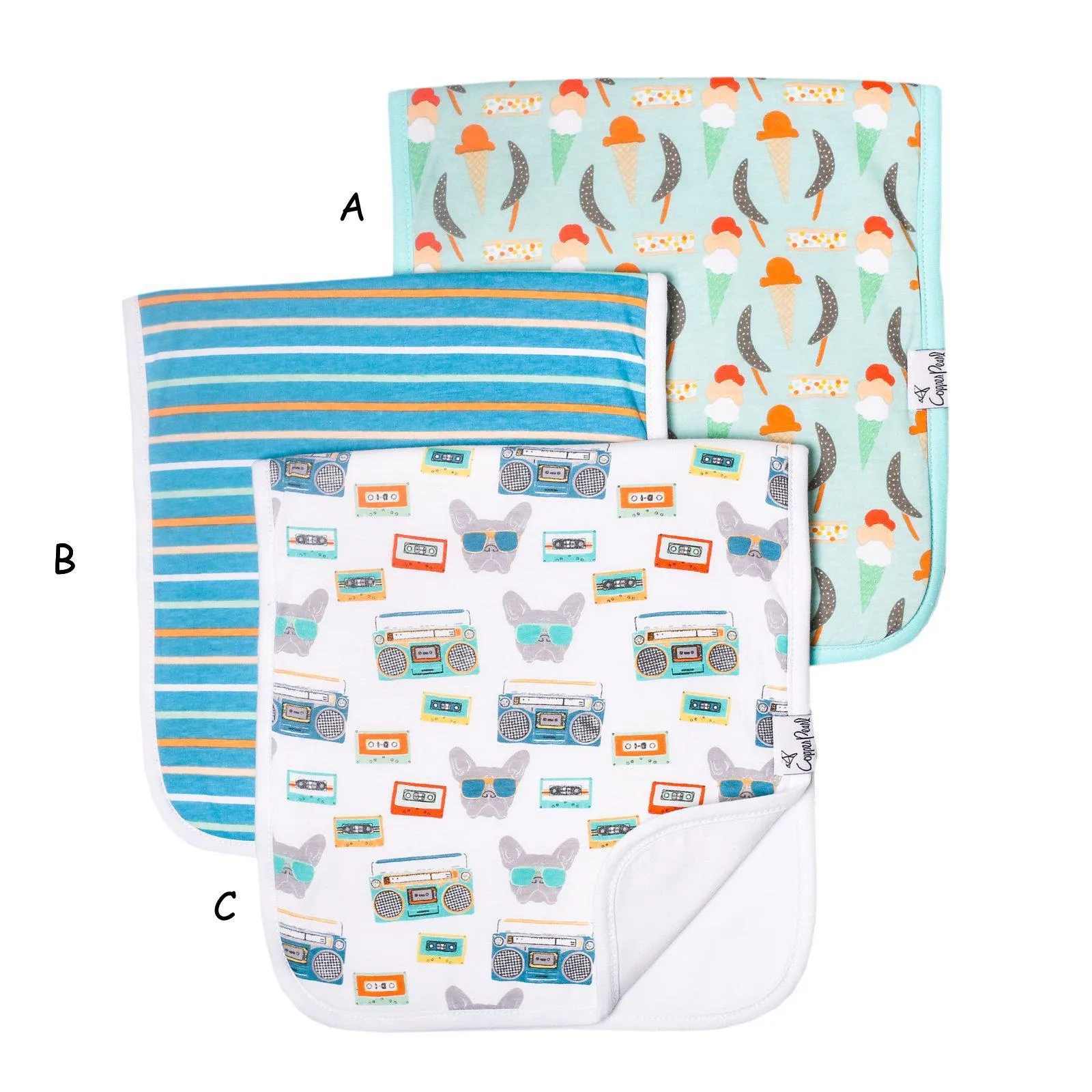 Burp Cloth, Bruno