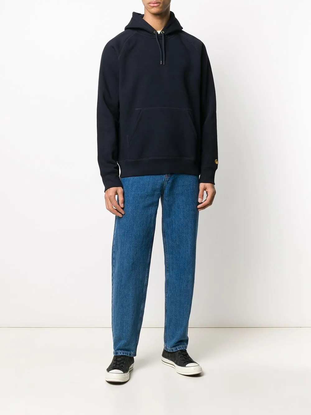 Carhartt WIP - Chase Sweat à capuche dark Navy