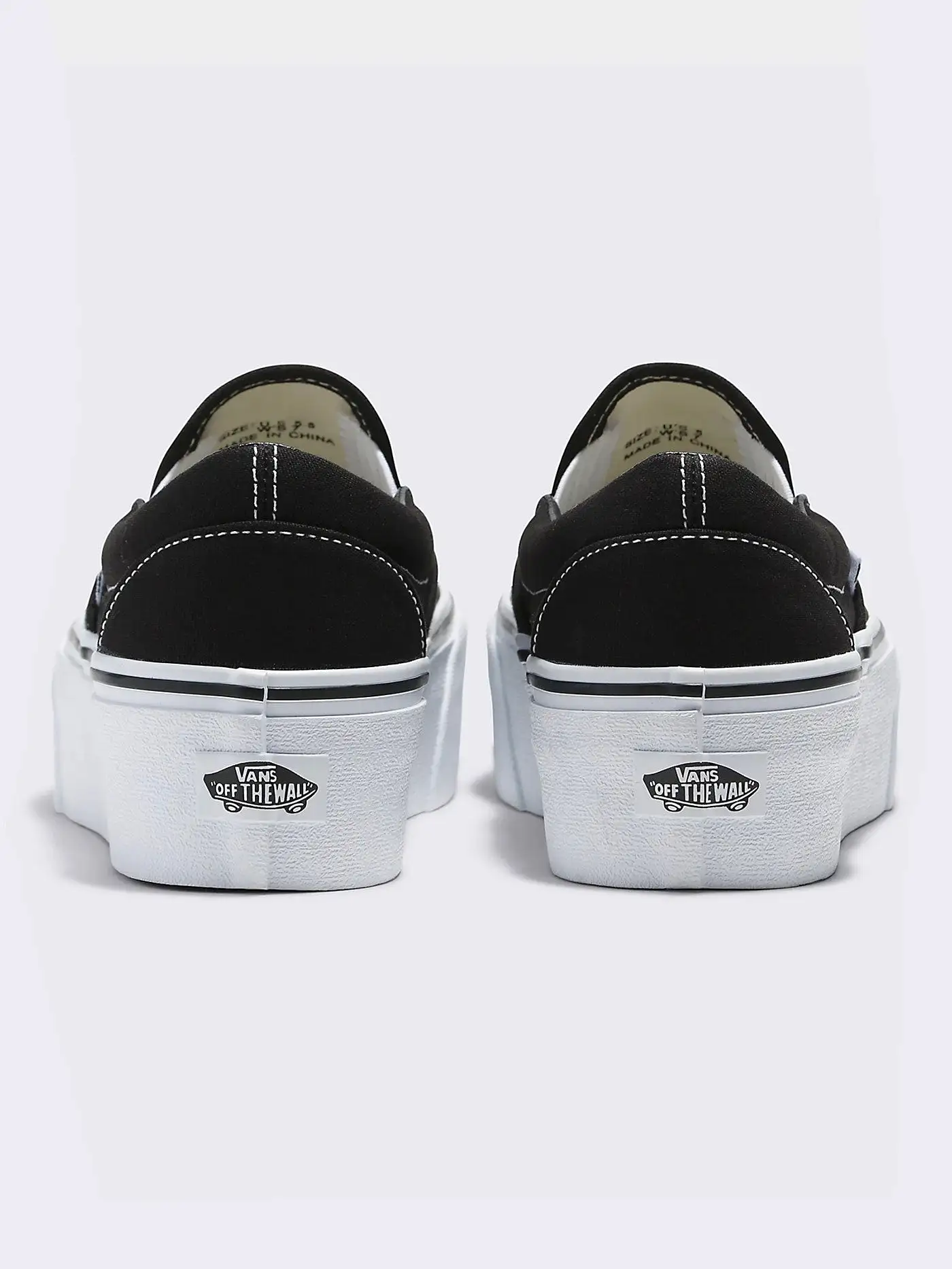 Classic Slip-On Stackform Black/True White Shoes