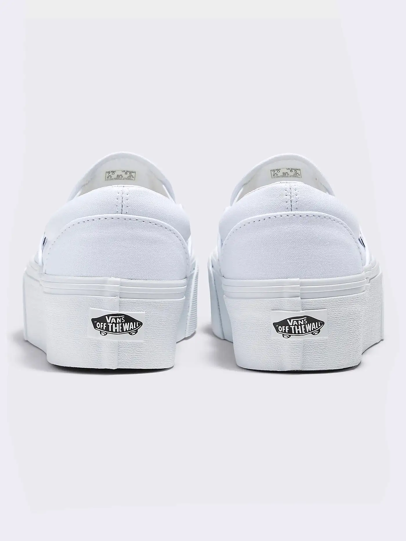 Classic Slip-on Stackform Canvas True White Shoes