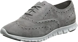 Cole Haan Zerogrand Wing Ox Closed Hole II Grey Lace Up Low Top Sneakers