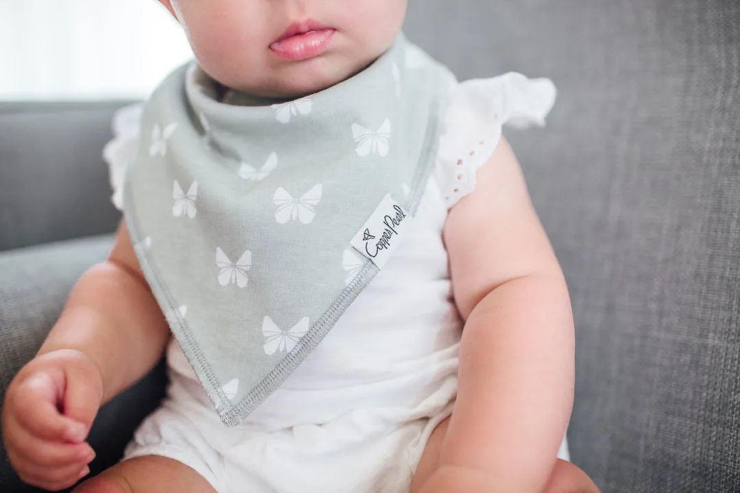 COPPER PEARL BANDANA BIB  SET |  WILLOW