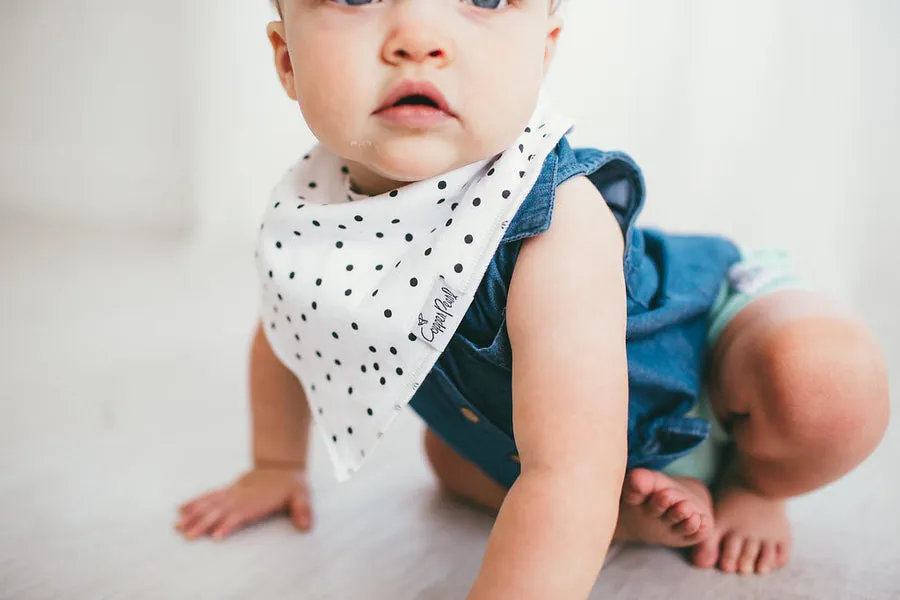 COPPER PEARL BANDANA BIB  SET |  WILLOW