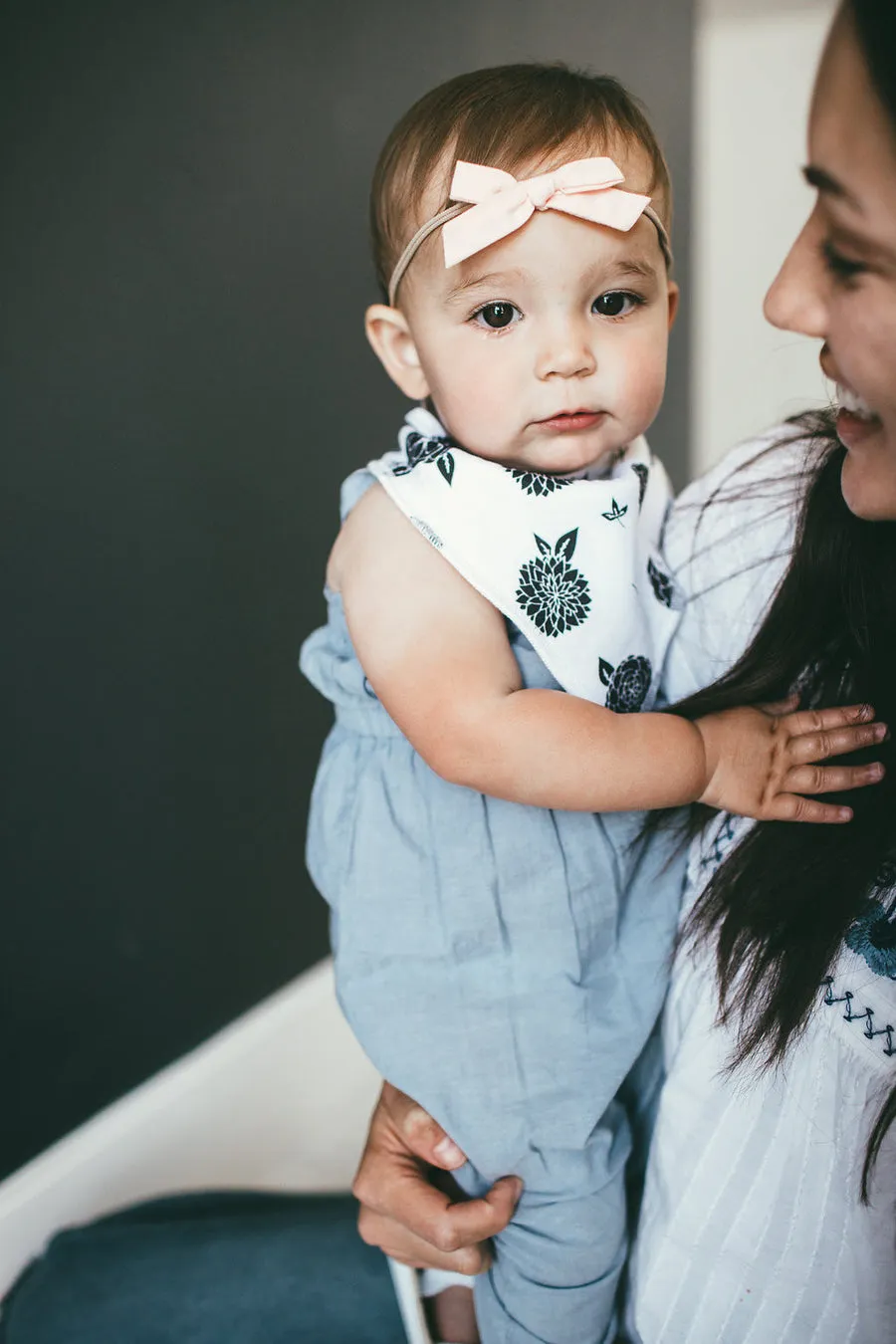 COPPER PEARL BANDANA BIB  SET |  WILLOW