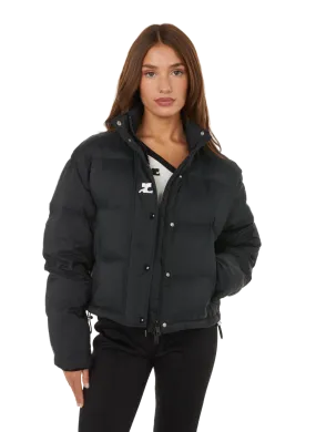 COURRÈGES  Cropped puffer jacket  - Black