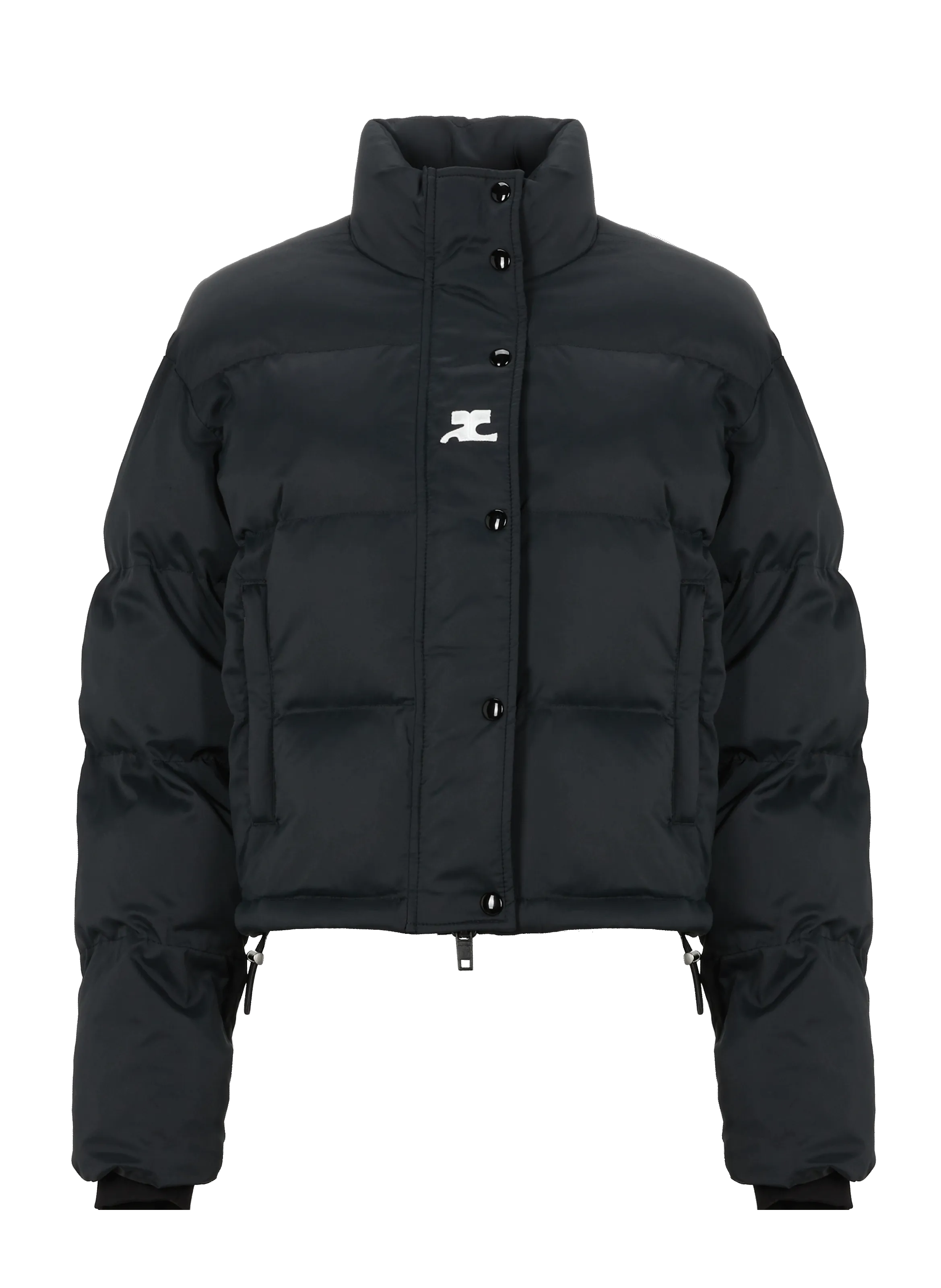 COURRÈGES  Cropped puffer jacket  - Black