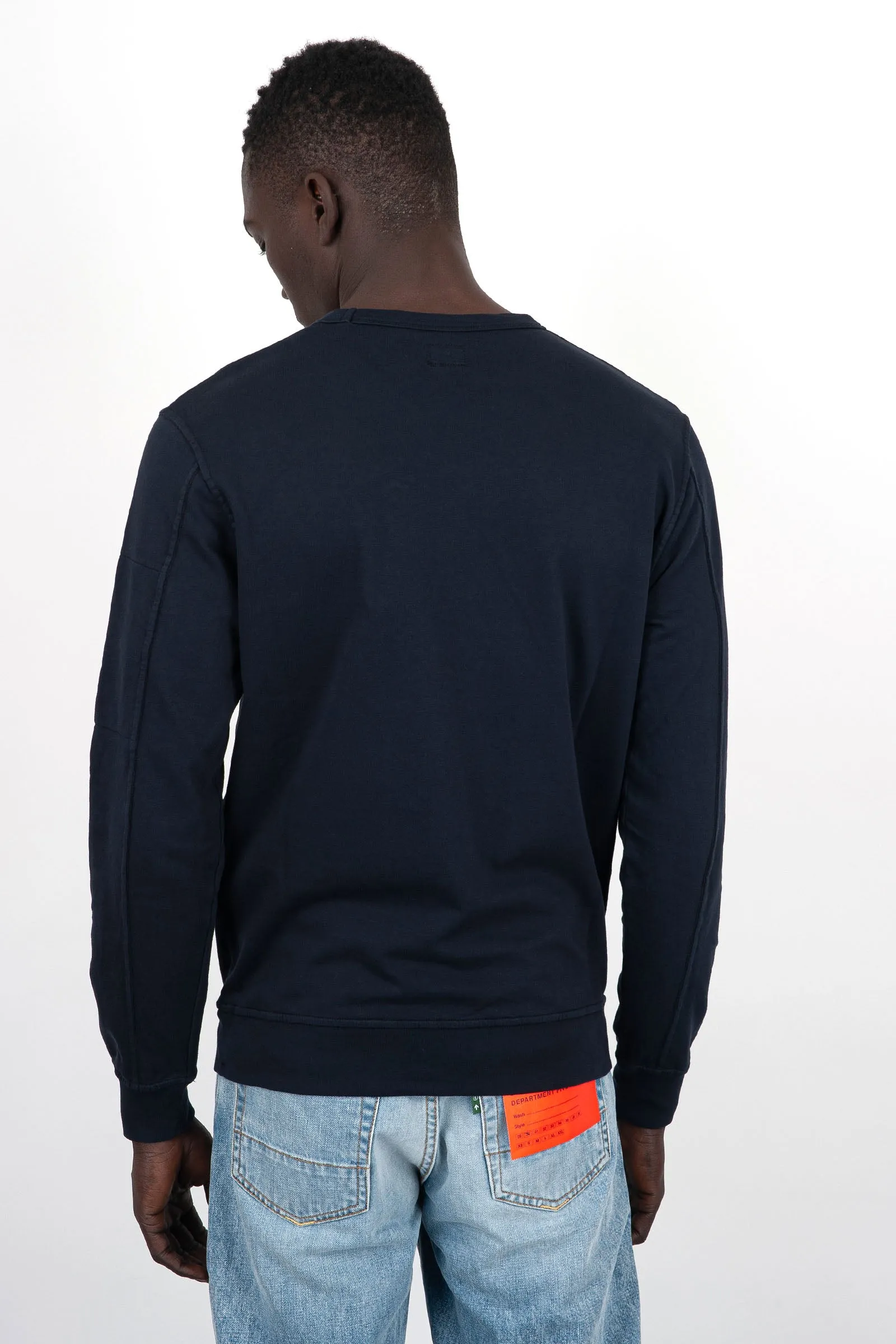 C.P. Company Felpa Light Fleece Cotone Blu