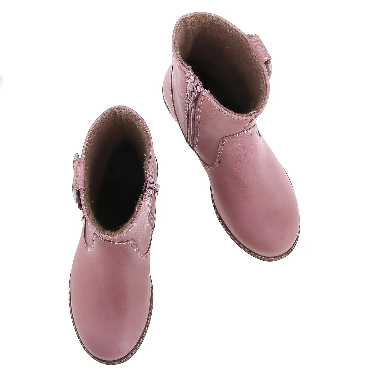 (EY2692-4) Emel winter boots hearts pink