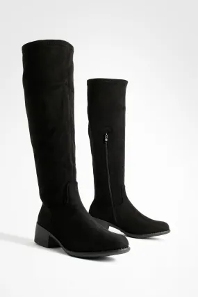 Flat Knee High Boots