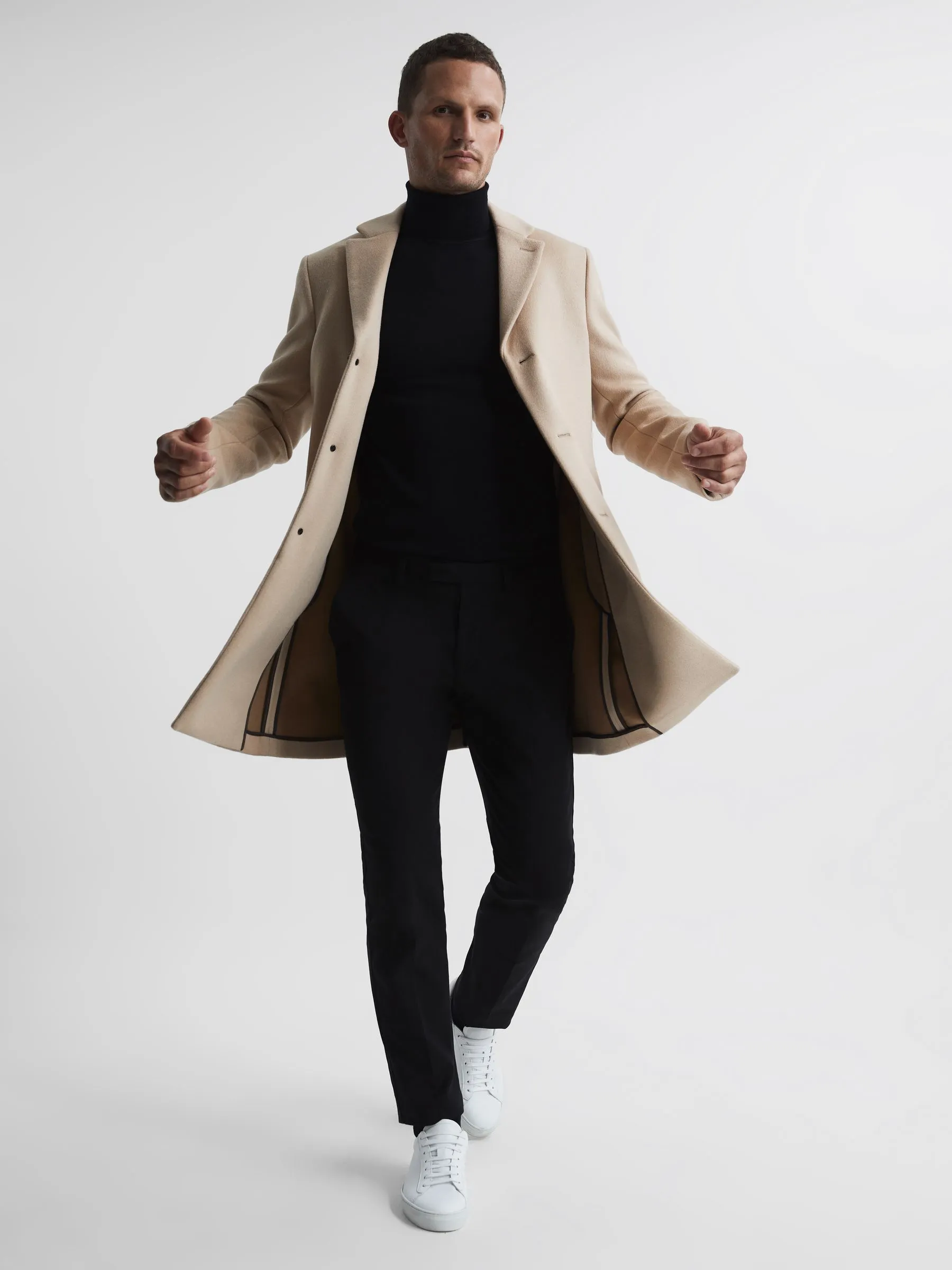 Gable Single Breasted Overcoat