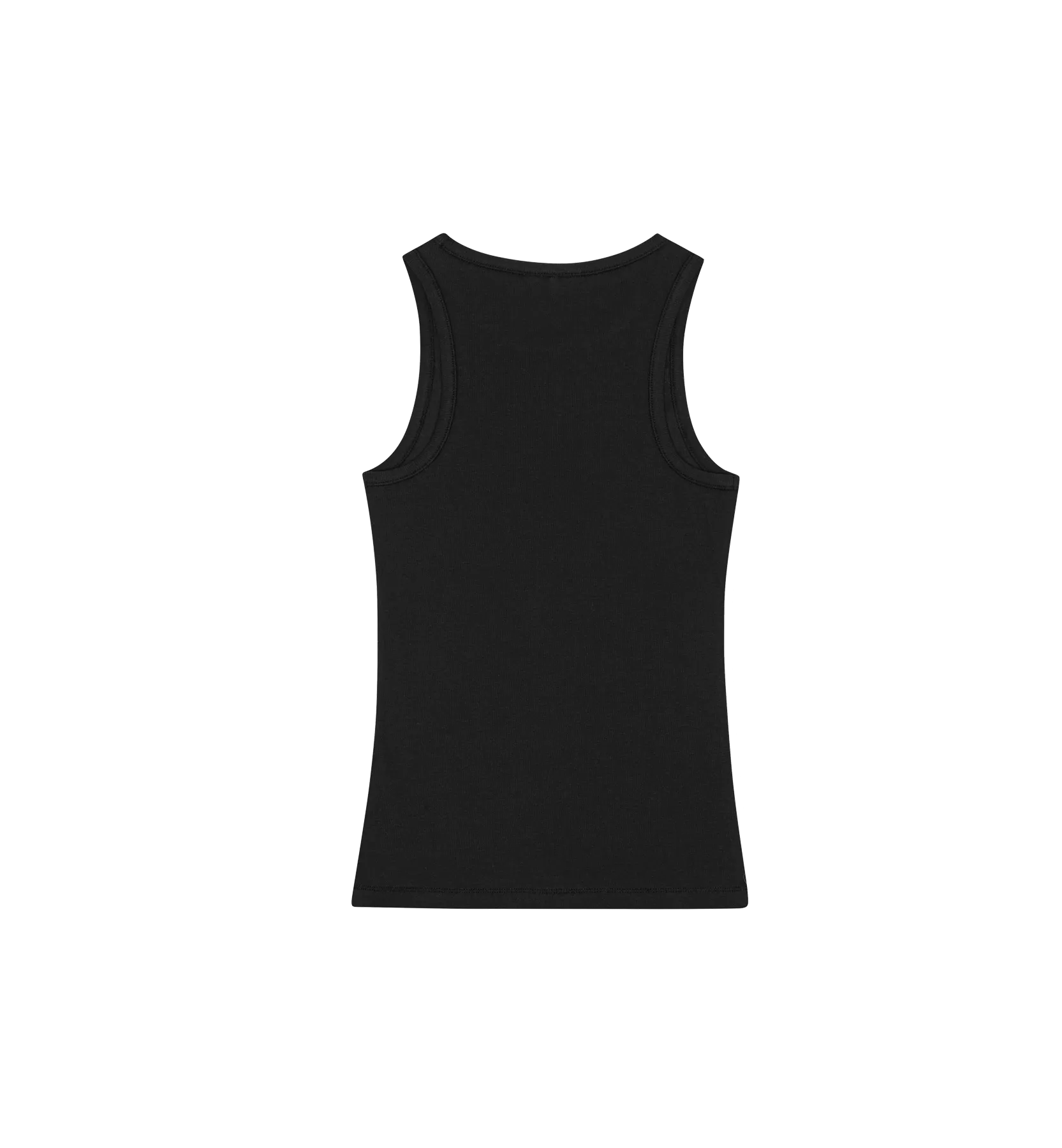 GANNI Black Soft Tank Top