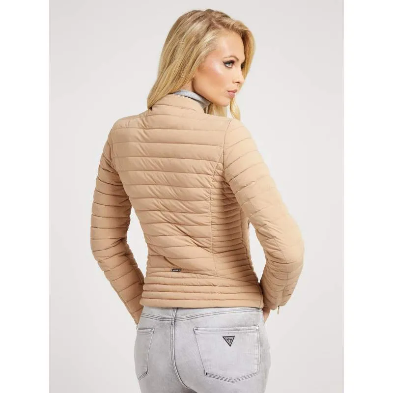 Guess beige padded jacket - Unas1- Guess with Discounts- Miami