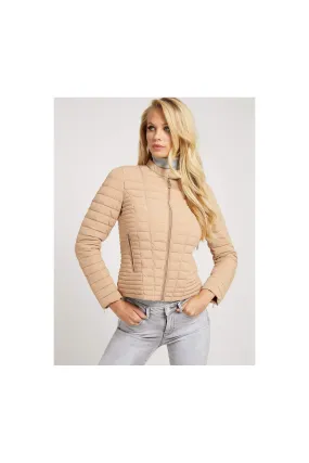 Guess beige padded jacket - Unas1- Guess with Discounts- Miami