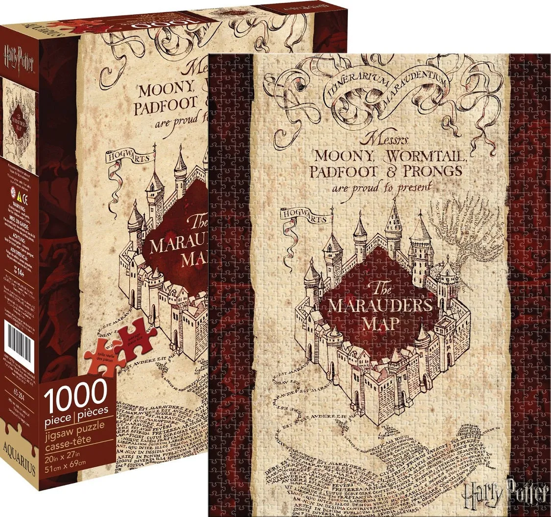 Harry Potter Marauder's Map Puzzle (1000 pcs)