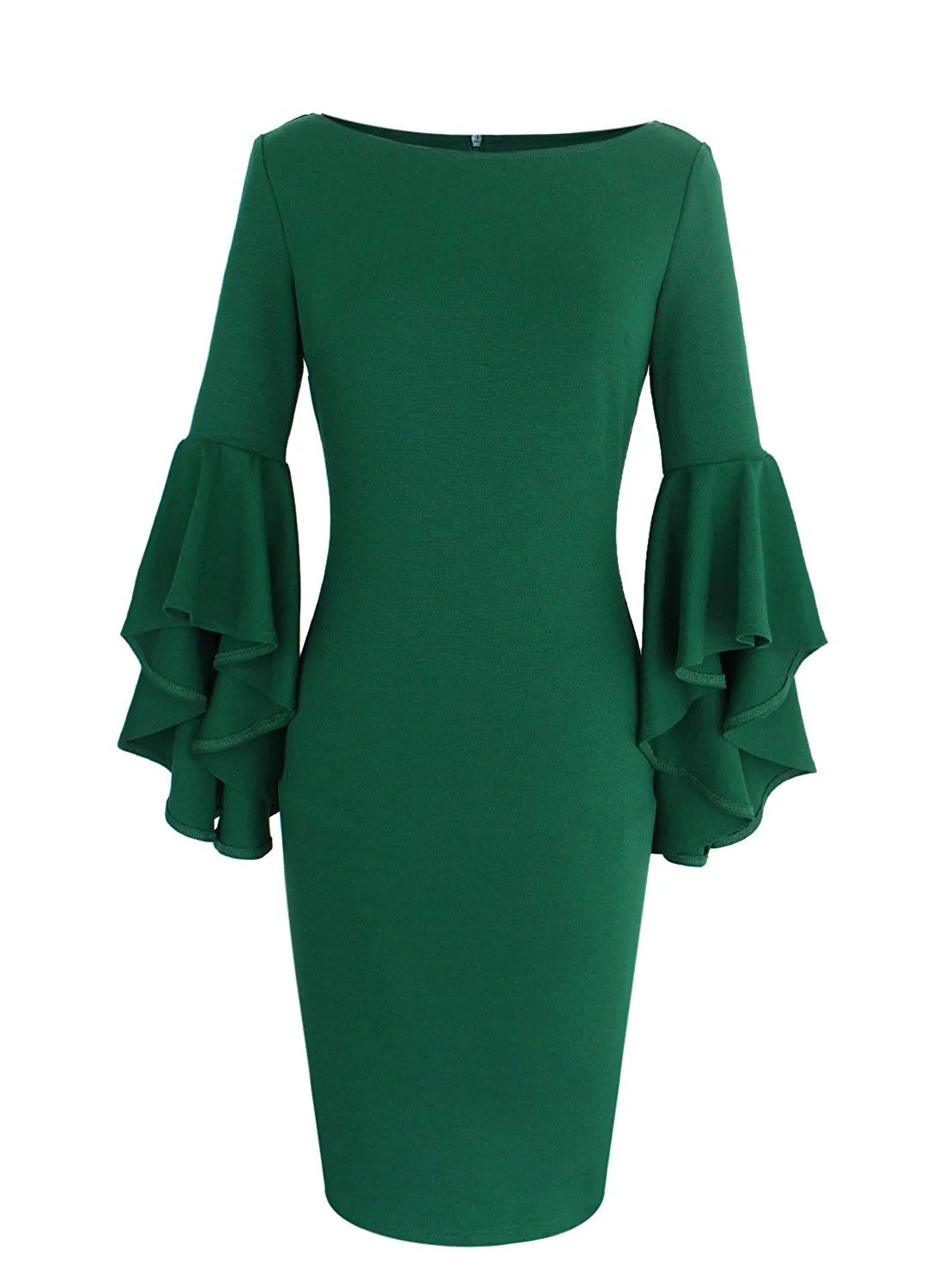 Haute Edition Women's Bell Sleeves Cocktail Party Dress