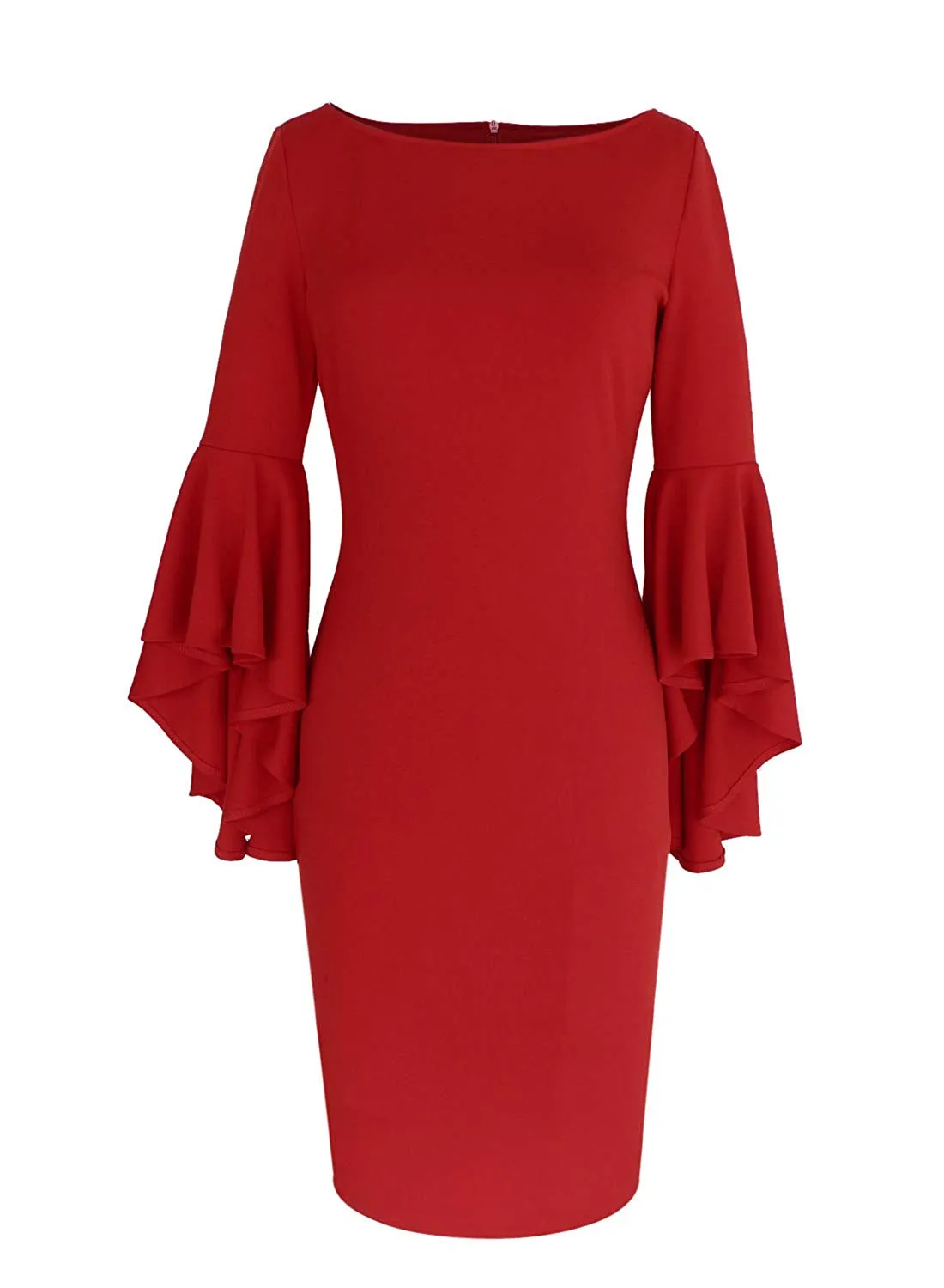 Haute Edition Women's Bell Sleeves Cocktail Party Dress