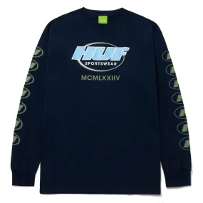 HUF T-SHIRT WARM UP LS NAVY