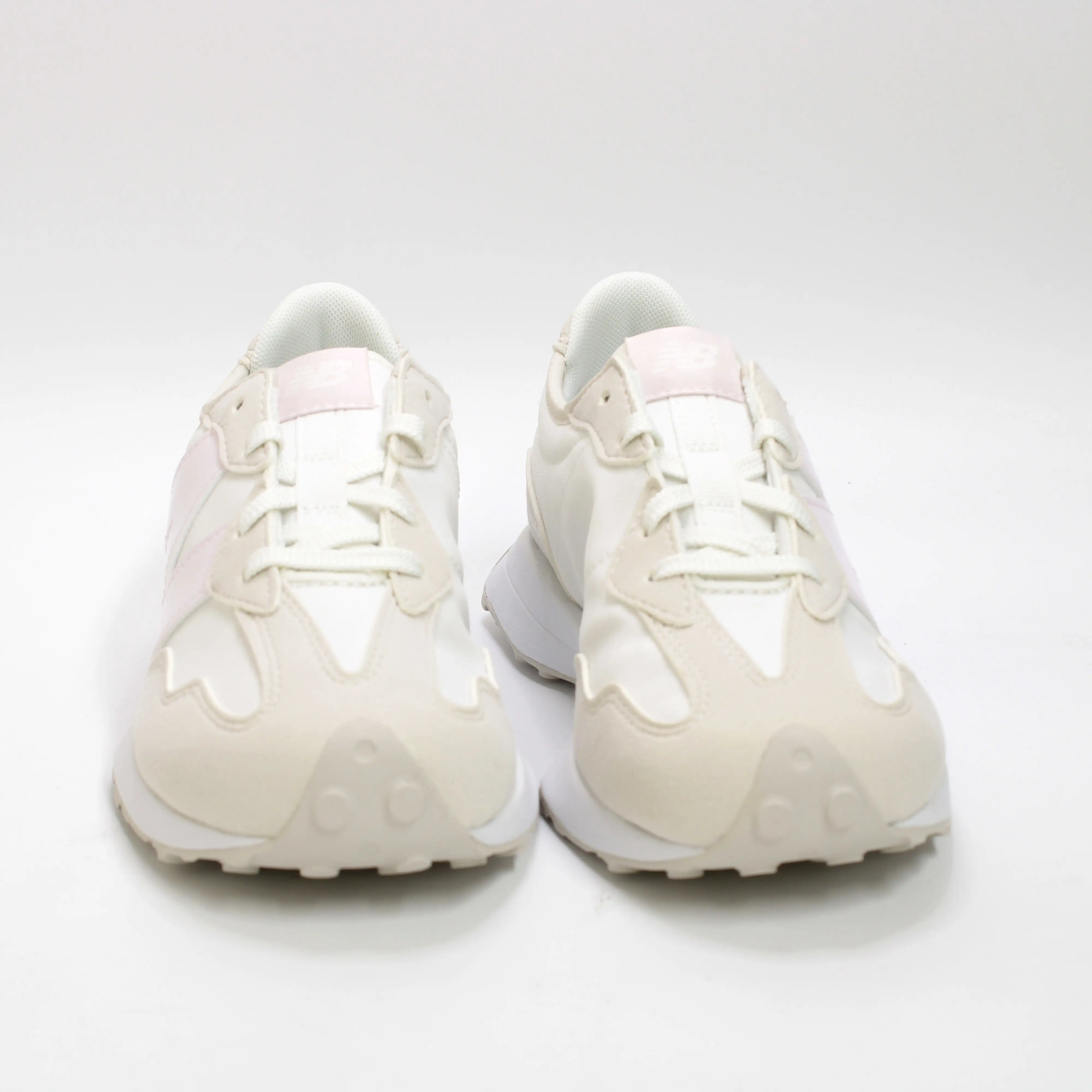 Kids New Balance 327 Gs Trainers Cream Pink