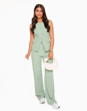 Mintgroene Basic - Pantalon