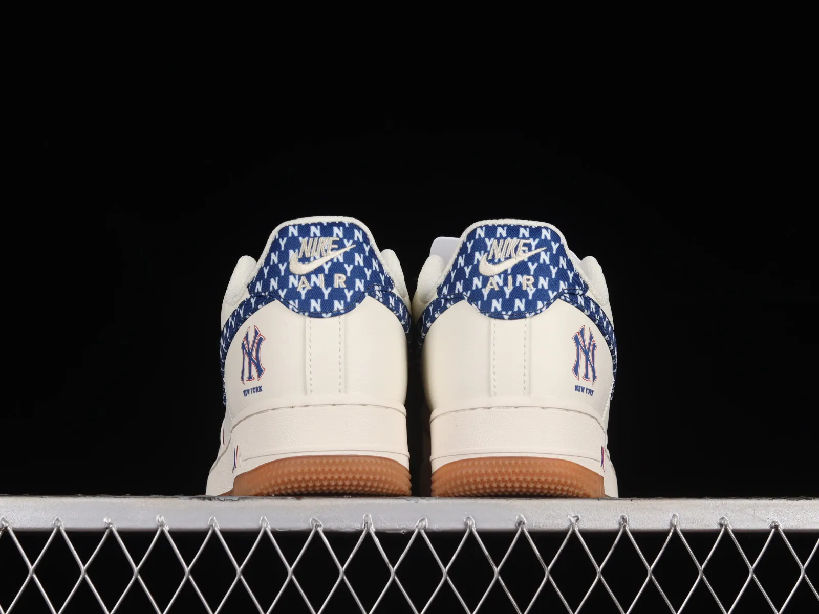 MLB x Nike Air Force 1 07 Low White Denim Blue Red DR9868-500