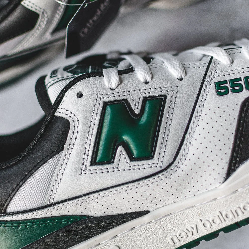 New Balance 550 White Green Black