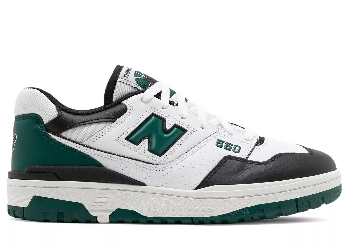 New Balance 550 White Green Black