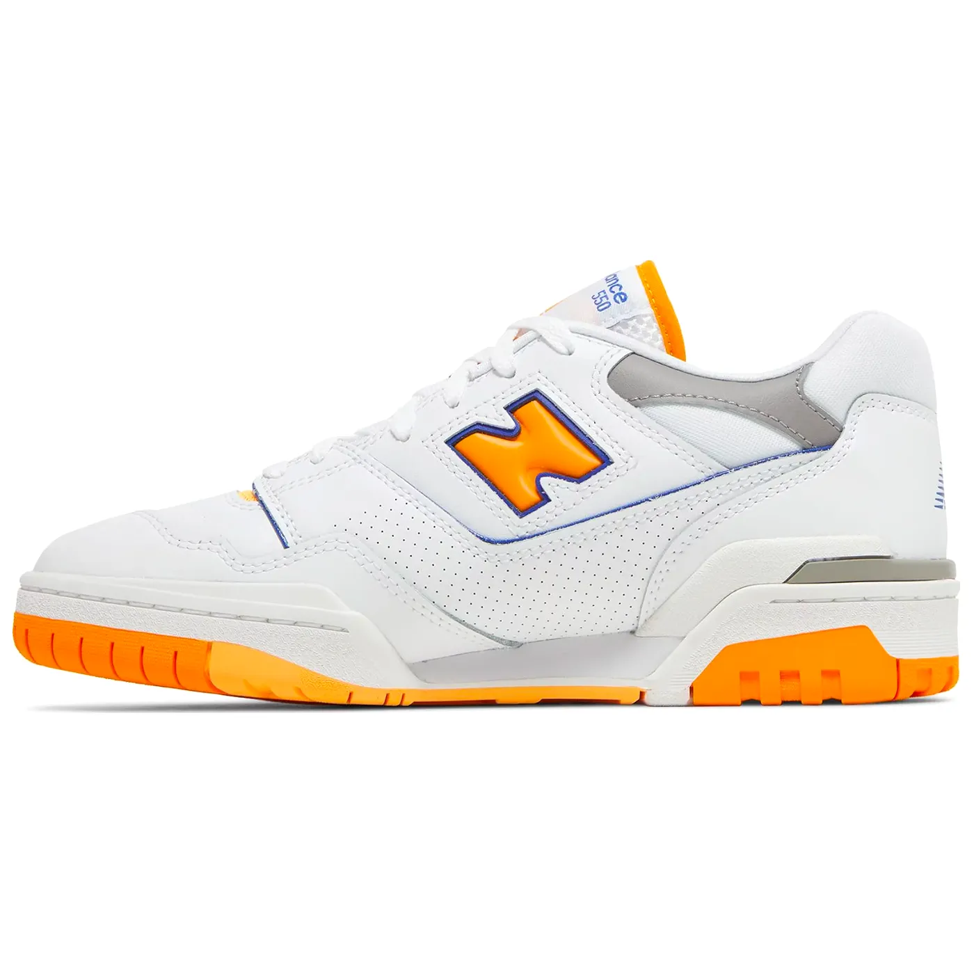 New Balance 550 White Vibrant Orange