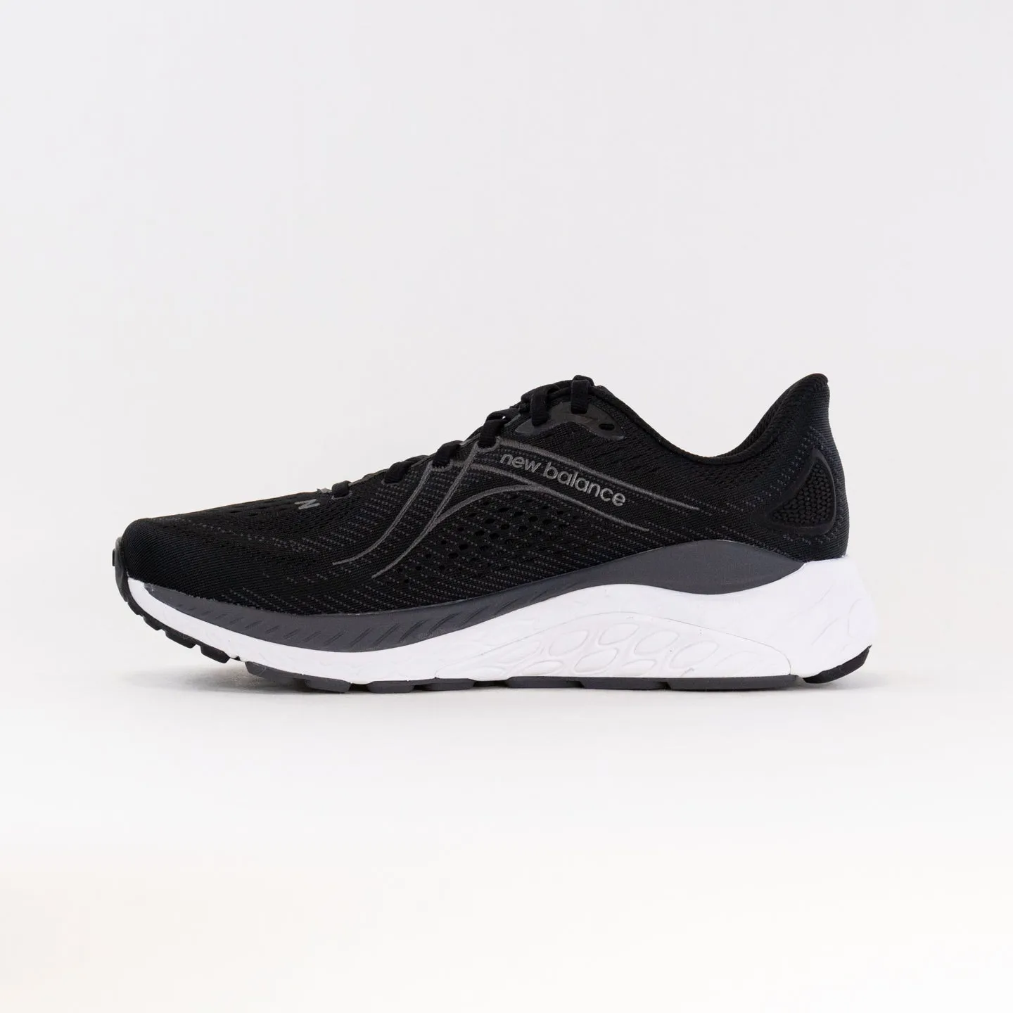 New Balance 860V13 (Men's) - Black/White/Lead