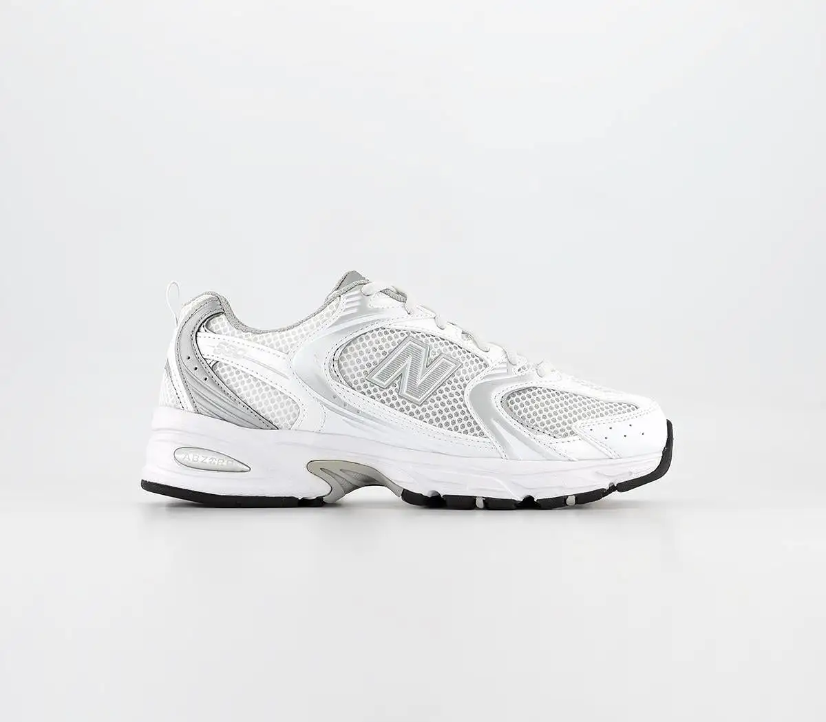 New Balance MR530 White Silver Trainers