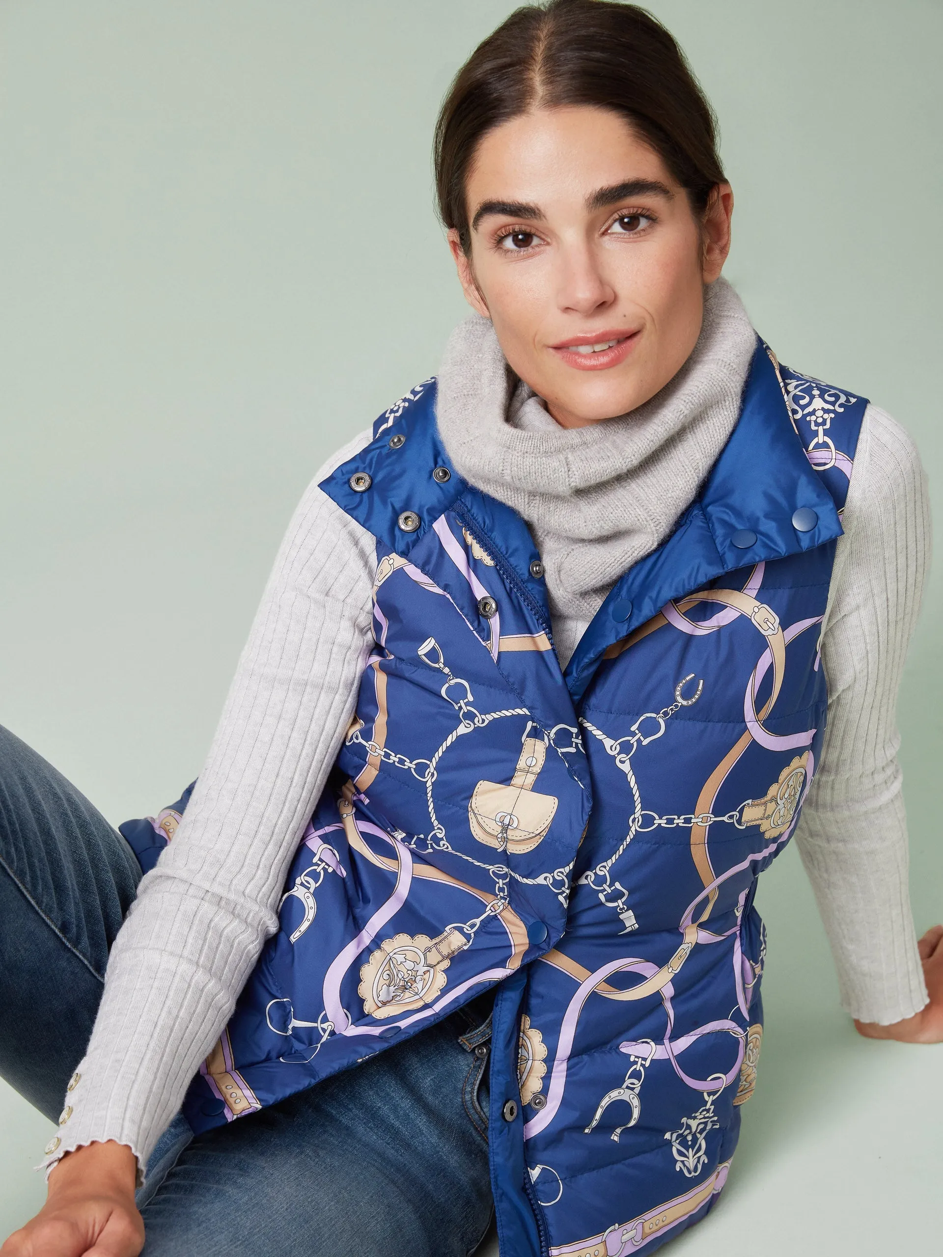 Nichols Puffer Vest in Fairfax Crest