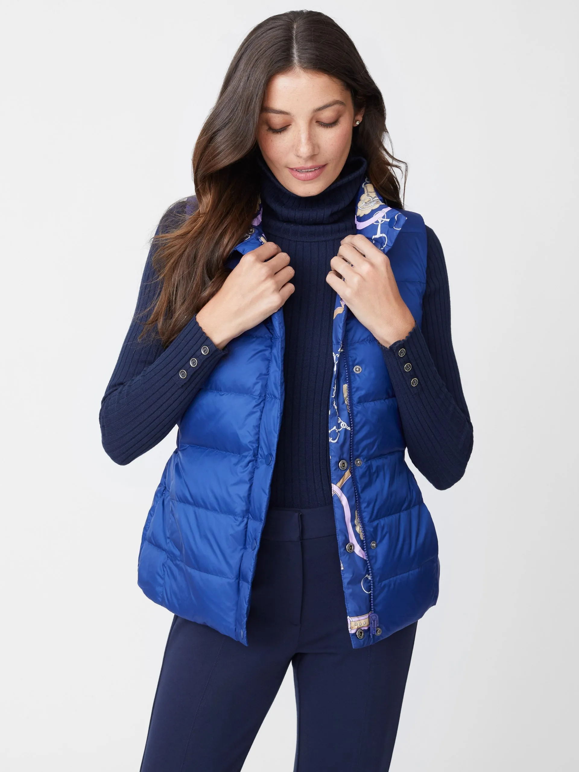 Nichols Puffer Vest in Fairfax Crest