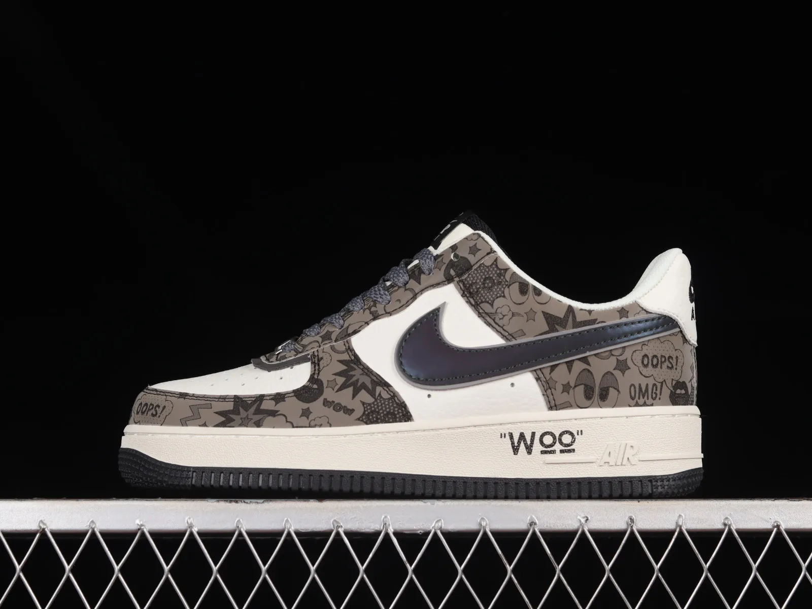 Nike Air Force 1 07 Low Hacker Browm Beige White Black ZG0088-811