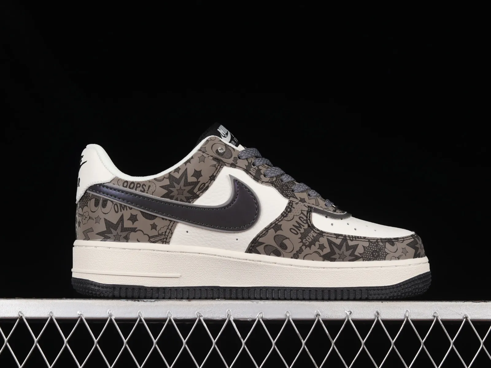 Nike Air Force 1 07 Low Hacker Browm Beige White Black ZG0088-811