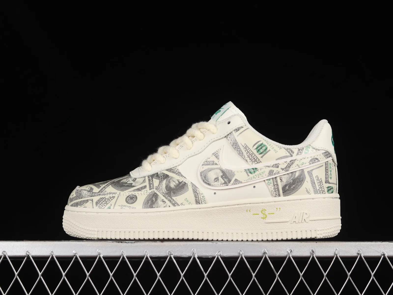 Nike Air Force 1 07 Low Rich Grey White Green CW1188-555