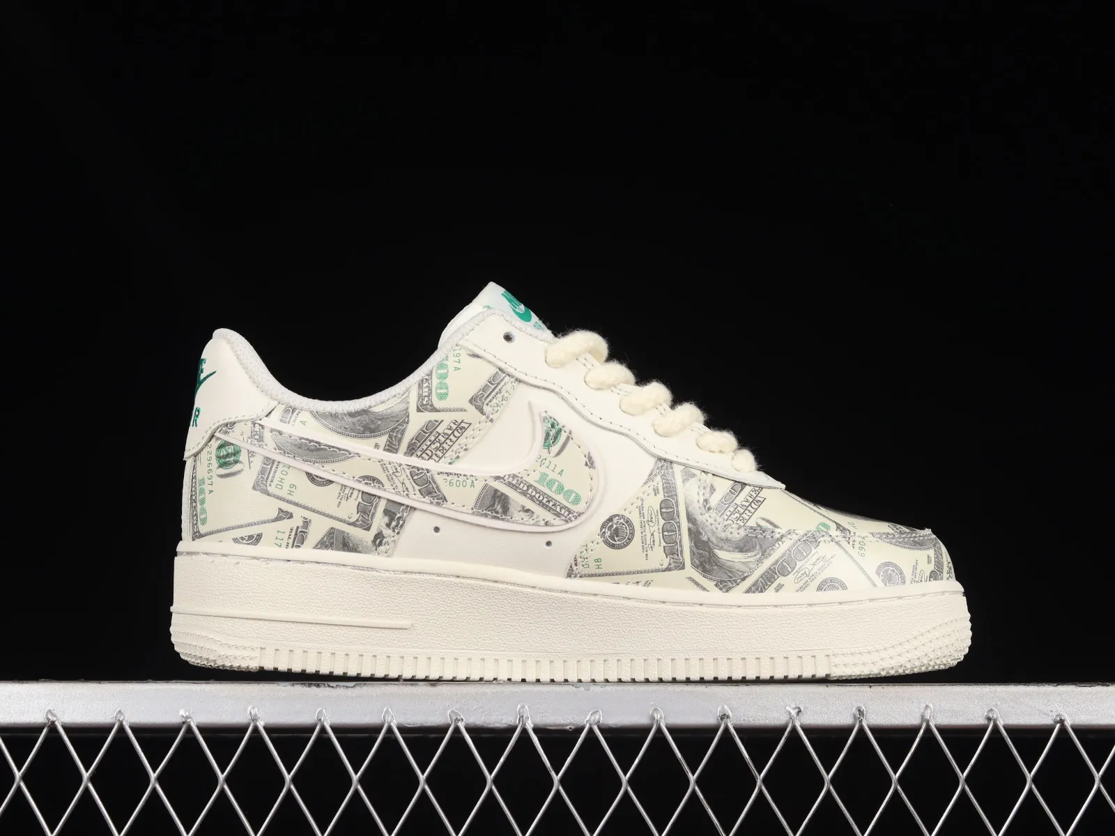 Nike Air Force 1 07 Low Rich Grey White Green CW1188-555