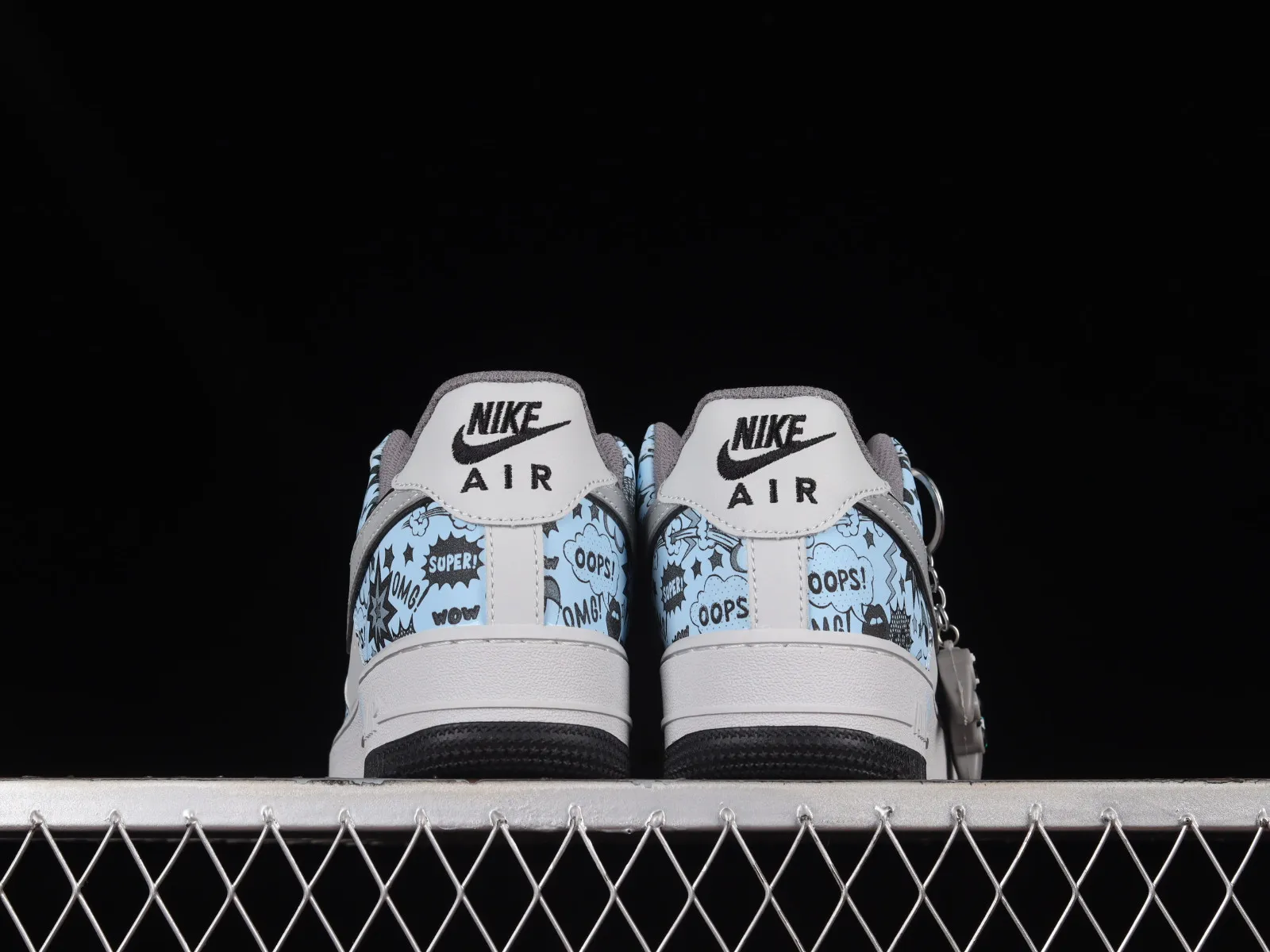 Nike Air Force 1 07 Low Smurfs Grey Blue Black ZG0088-822