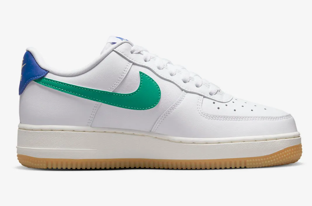 Nike Air Force 1 Low 07 White Stadium Green Game Royal Sanddrift DD8959-110