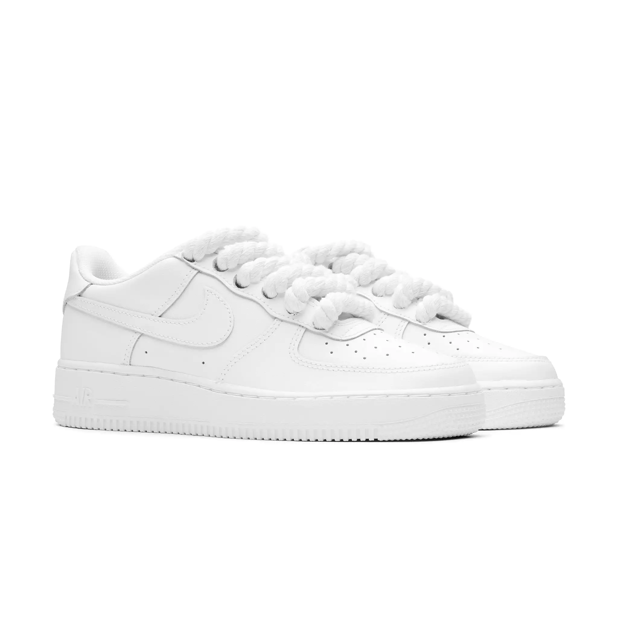 Nike Air Force 1 Low Rope Lace White (GS)