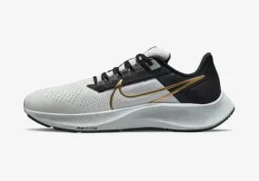 Nike Air Zoom Pegasus 38 Black White Smoke Grey Gold CW7356-007