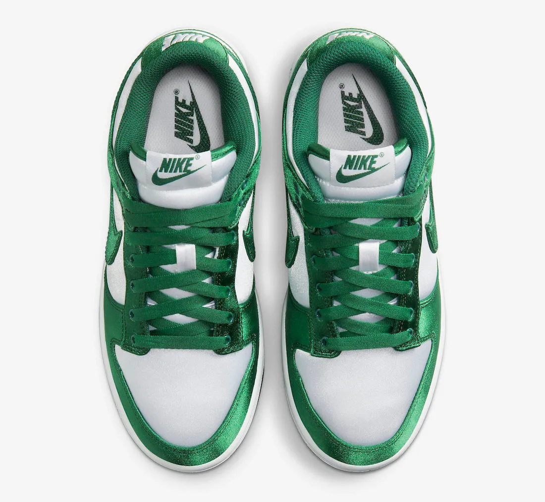 Nike SB Dunk Low Satin Green White Team Green DX5931-100