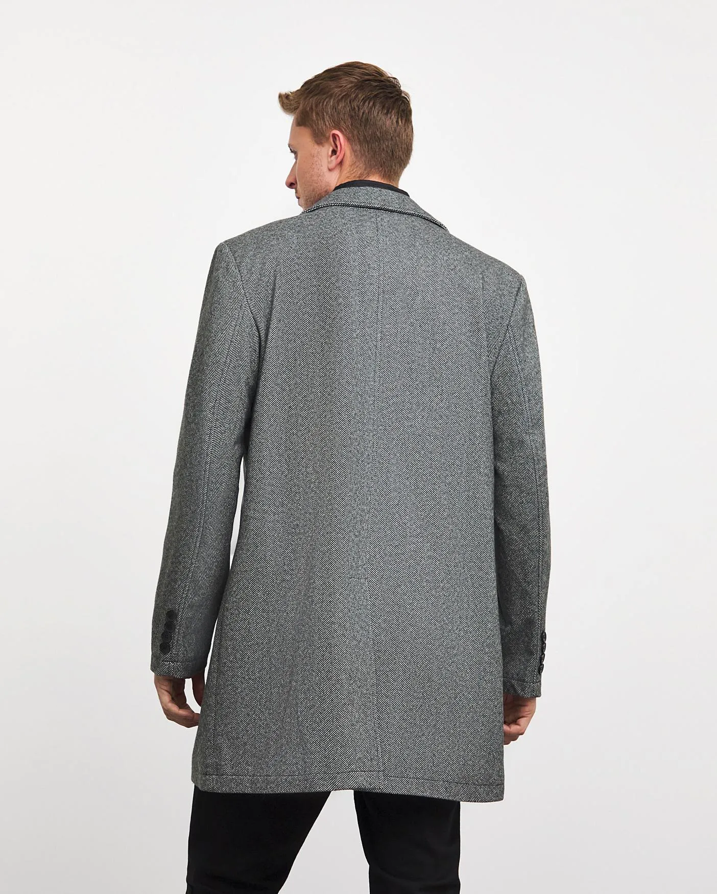 Overcoat With Stitched Internal Gilet