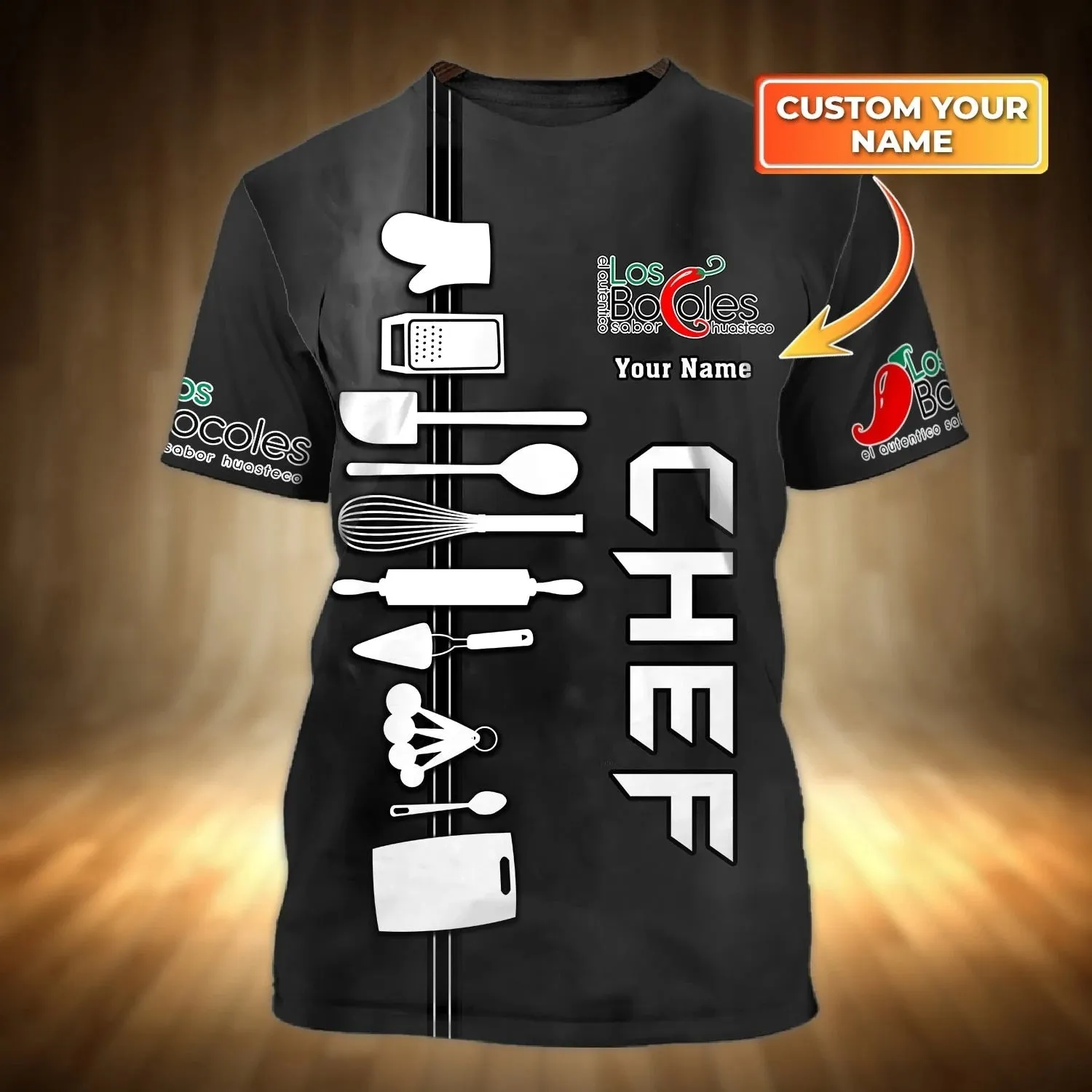 PROUD CHEFS T-SHIRT DESIGN - 3D